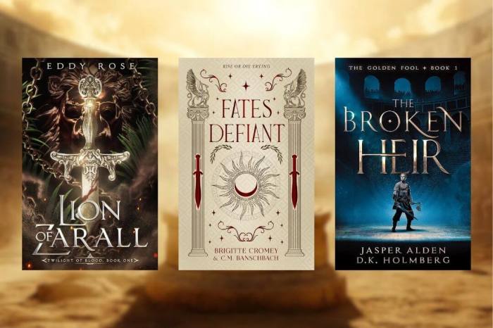 3 Mini Book Reviews of Fantasy Gladiator&nbsp;Novels